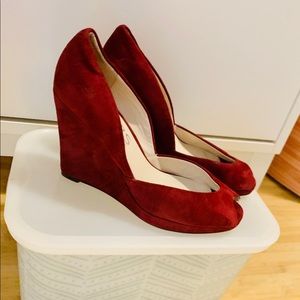 Michael Kors Suede Wedges 6.5